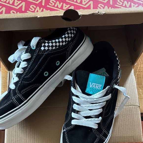 Vans Black and White Checkered Skate Shoes - Picture 5 of 5